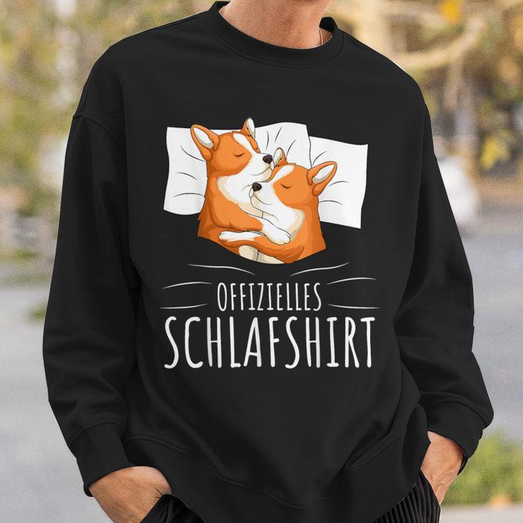 Official Corgi Dog Sleep Sweatshirt Geschenke für Ihn