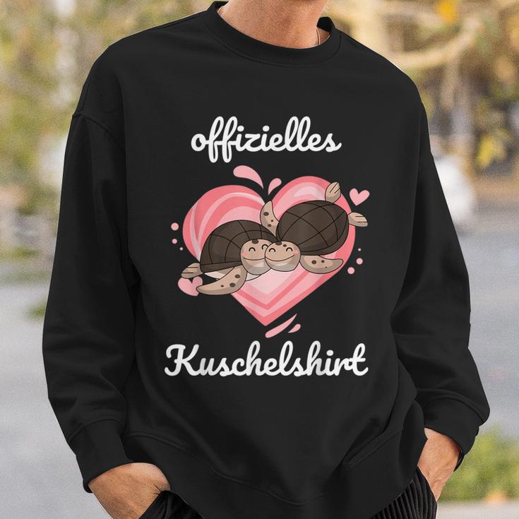 Official Cuddly Turtle Pyjamas Love Partner Sweatshirt Geschenke für Ihn