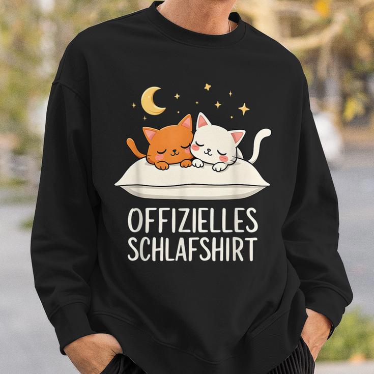 Official Sleep Cat Cat Sweatshirt Geschenke für Ihn