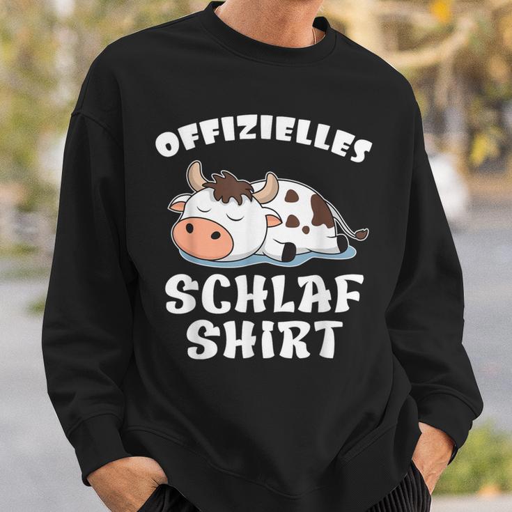 Official Sleep Cow Cows Farmers Children's Sweatshirt Geschenke für Ihn