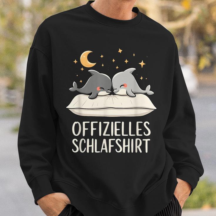 Official Sleep Dolphin Dolphins Sweatshirt Geschenke für Ihn