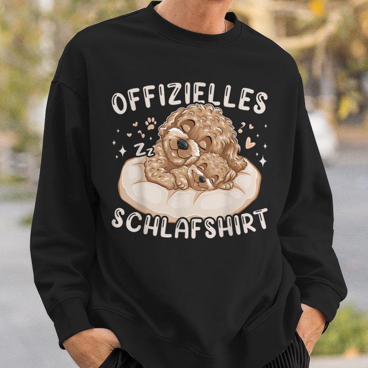 Official Sleep Maltipoo Dog And Puppy Sweatshirt Geschenke für Ihn