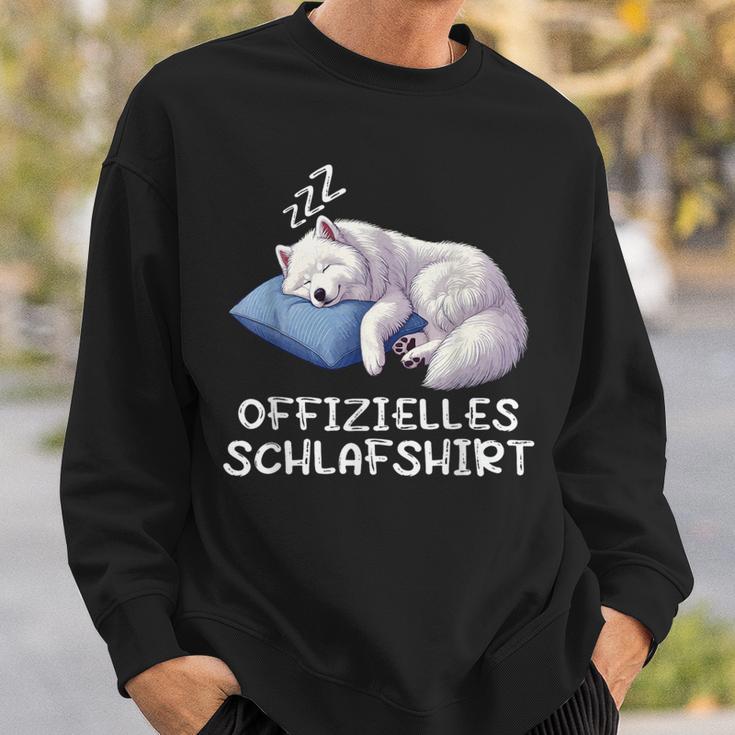 Official Sleep Samoyed Samoyed Samoyed Owner Sweatshirt Geschenke für Ihn