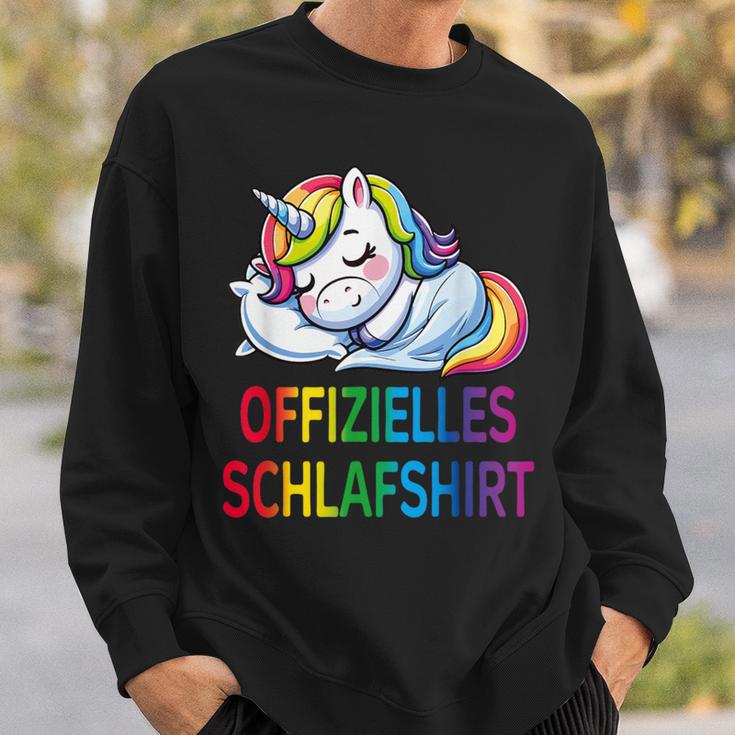 Official Sleep Unicorn Pyjamas Unicorn Sweatshirt Geschenke für Ihn