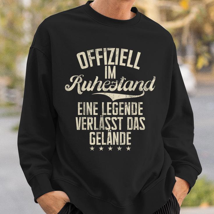 Offiziel Im Ruhestand Eine Legendeerlässt Das Gelände Sweatshirt Geschenke für Ihn