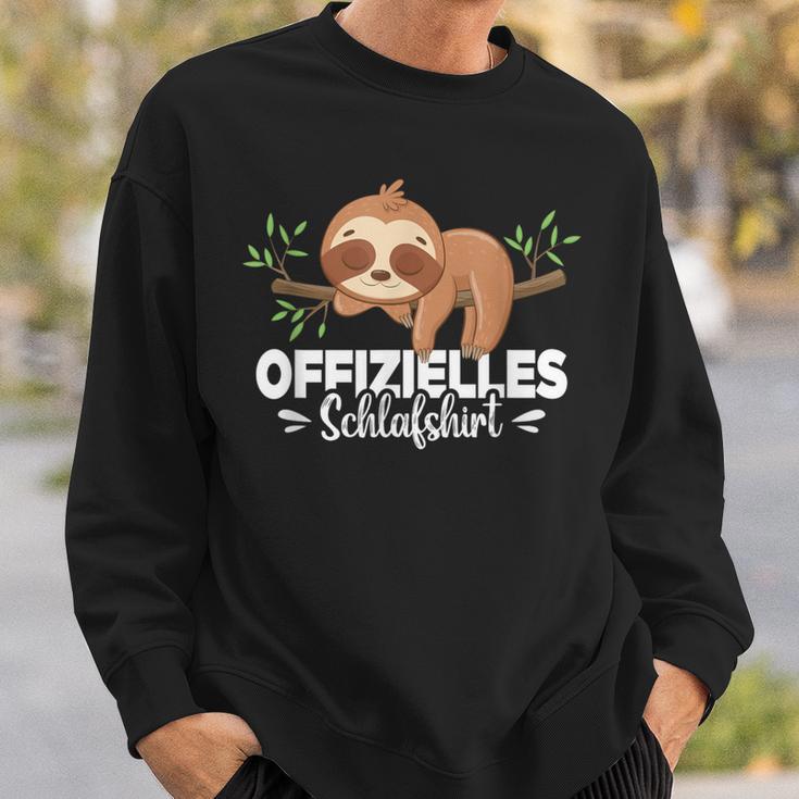 Offizielles Schlaf Faultier S Sweatshirt Geschenke für Ihn