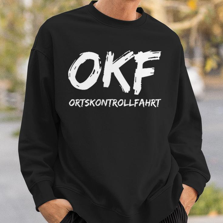 Okf Ortskontrollfahrt Minimalist Sweatshirt Geschenke für Ihn