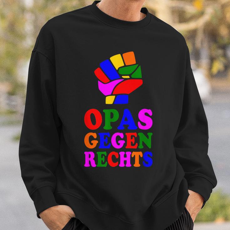 Opas Gegen Rechts Sweatshirt Geschenke für Ihn