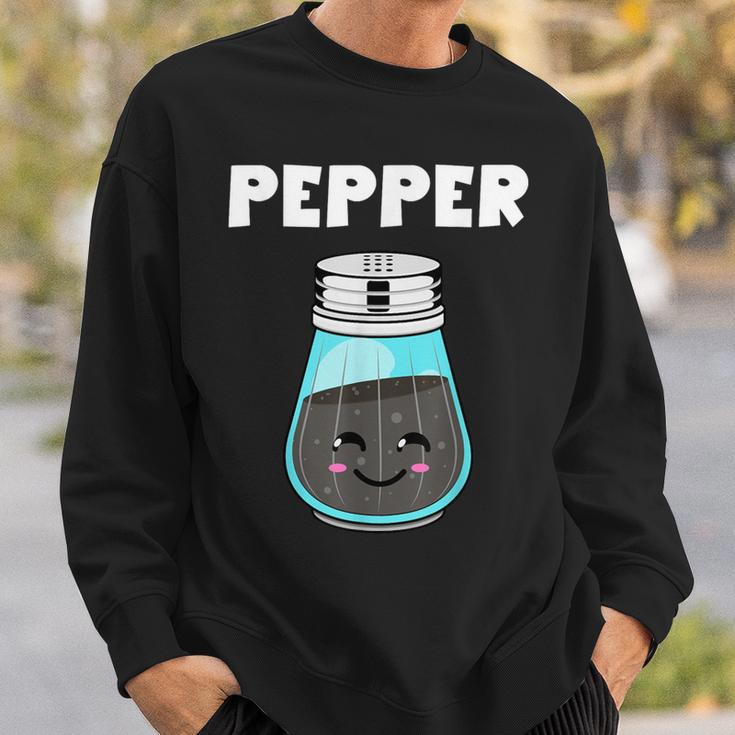 Pepper Costume Salt Pepper Matching Pair His Her Sweatshirt Geschenke für Ihn