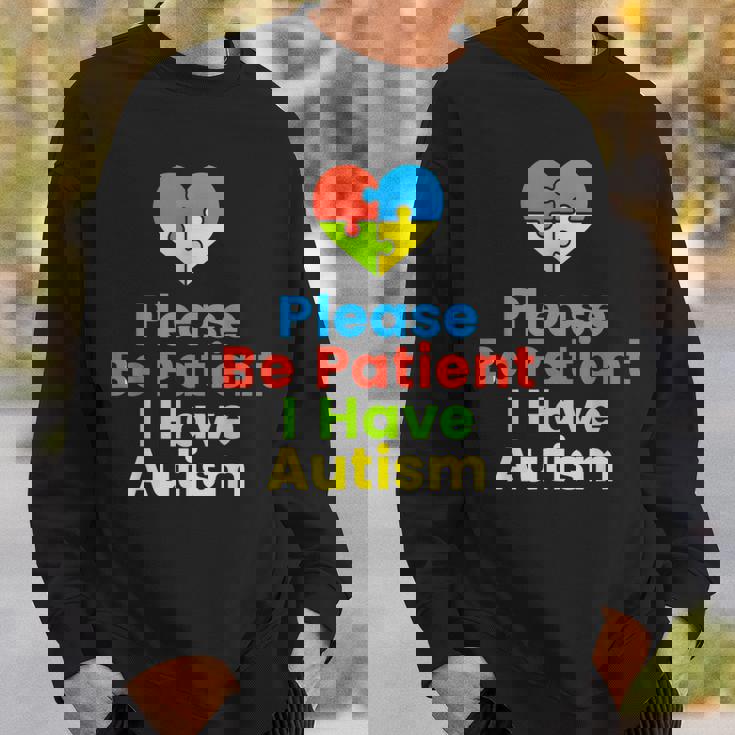 Please Be Patient I Have Autism Shirt Autism Puzzle Sweatshirt Gifts for Him