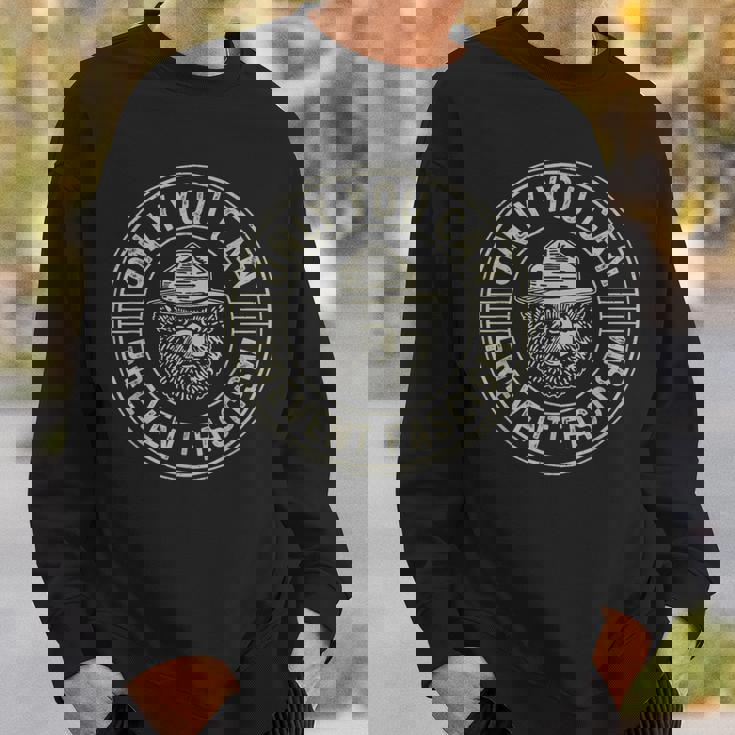 Only You Can Prevent Fascism Bear Activism Political Sweatshirt Gifts for Him