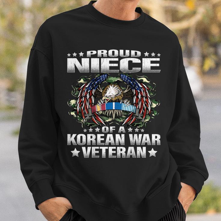 Proud Niece Of A Korean War Veteran Military Vet's Family Sweatshirt Gifts for Him Proud Niece Of A Korean War Veteran Military Vet's Family Sweatshirt Gifts for Him