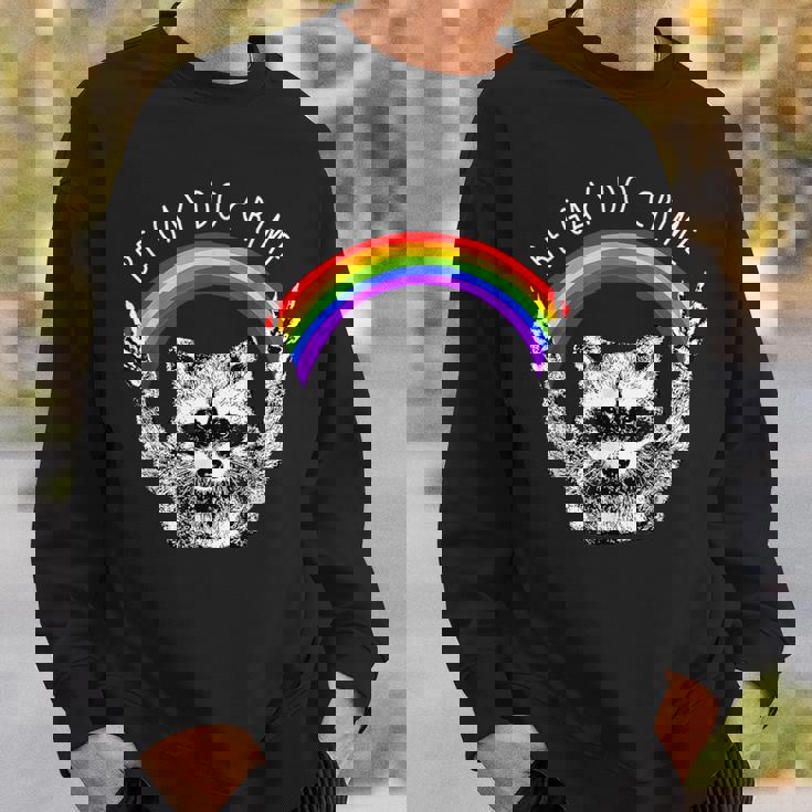 Raccoon LGBTQ Pride Sweatshirt - Rainbow Theme for Equality Gifts for Him