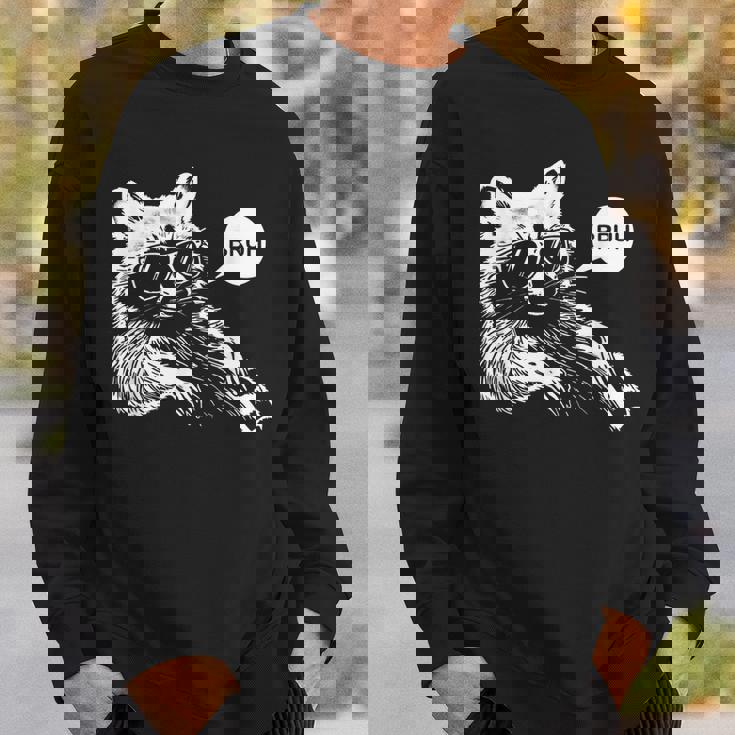 Raccoon Lover Meme Sweatshirt – Funny Trash Panda Gift for Teens Gifts for Him