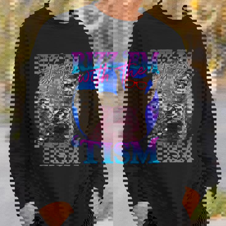 Raccoon Meme Sweatshirt - Retro Humor | Unisex Casual Wear Gifts for Him