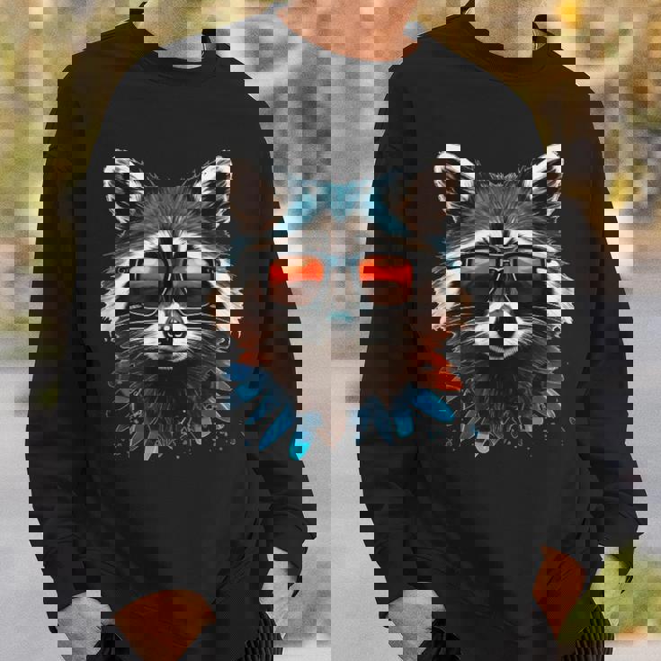 Raccoon Sweatshirt – Fun Design for Wild Animal Lovers Gifts for Him