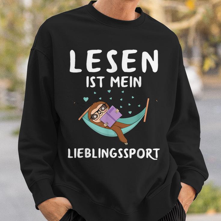 Reading Books Chain Reader Bookworm Book Lovers Saying Sweatshirt Geschenke für Ihn