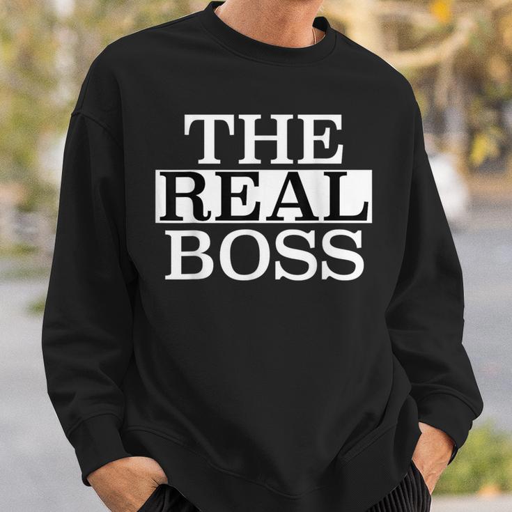 The Real Boss Sweatshirt Geschenke für Ihn