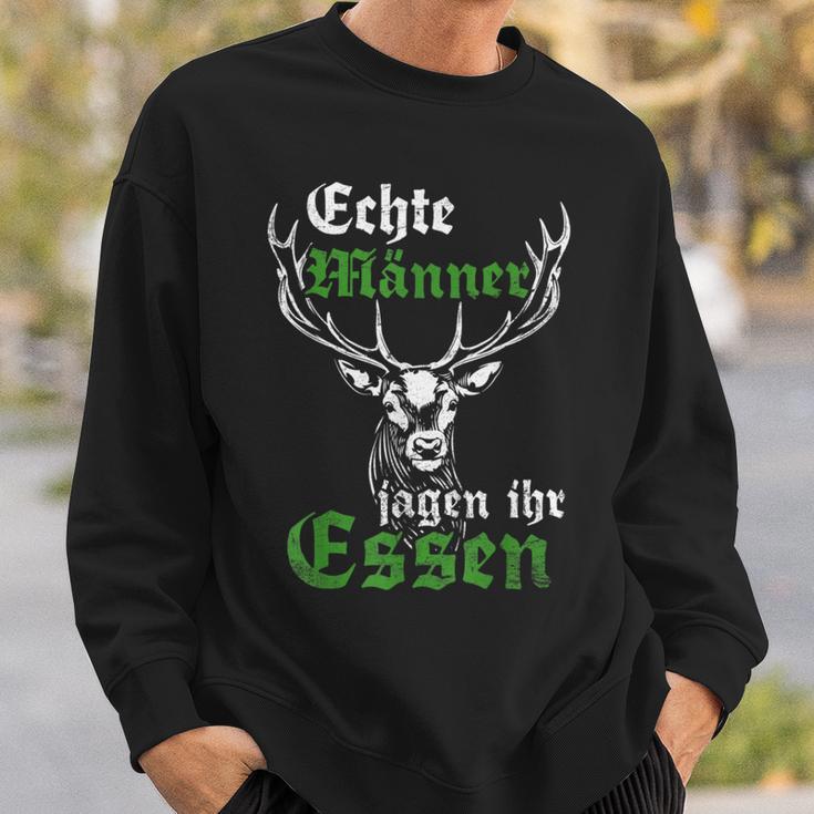 Real Hunting Your Food Hunter Deer Hunting Sweatshirt Geschenke für Ihn