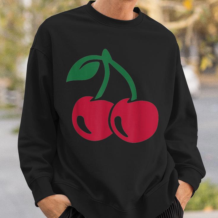 With Red Cherry Sweatshirt Geschenke für Ihn