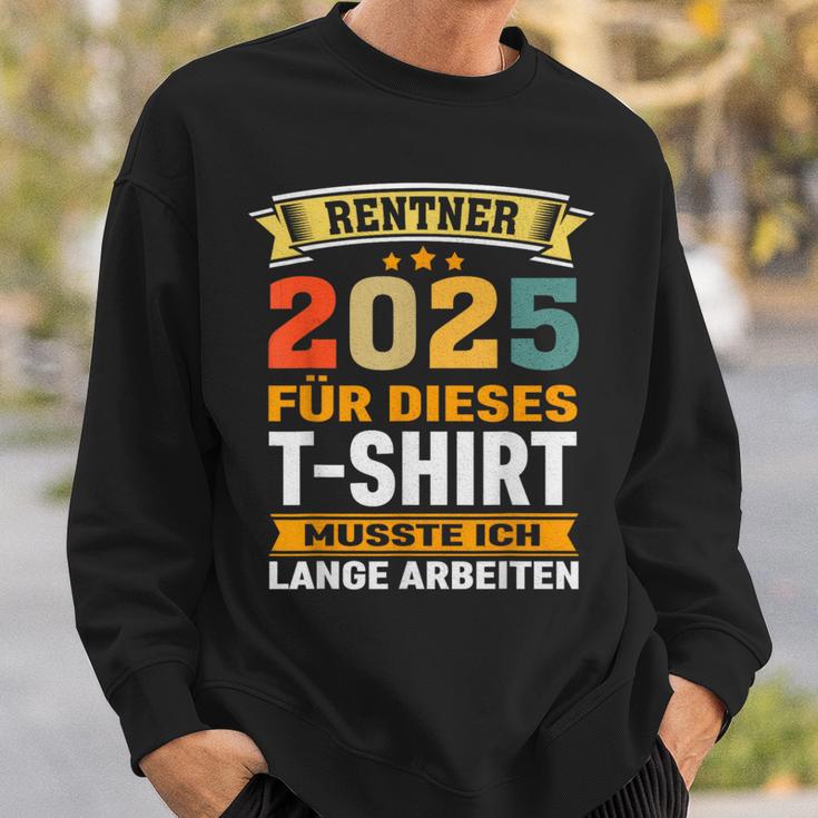 Retirement 2025 Retirement Pension Decoration Retirees 2025 Sweatshirt Geschenke für Ihn