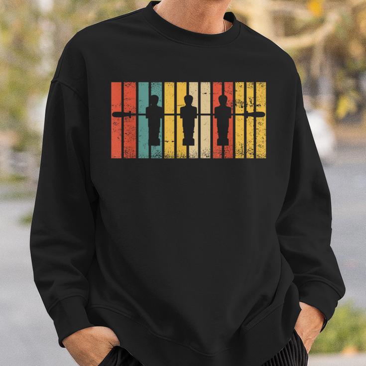 Retro Table Football Tables -Intage Table Football Wuzzler Sweatshirt Geschenke für Ihn