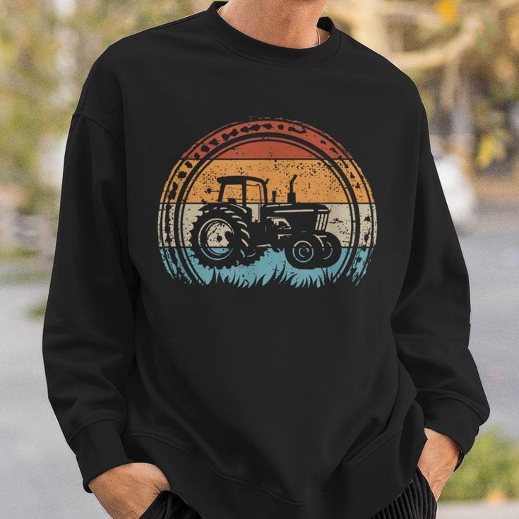 Retro Trekker Farmer Tractor Sweatshirt Geschenke für Ihn