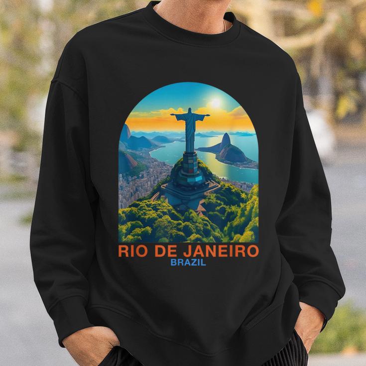 Rio De Janeiro Travel Holiday Rio De Janeiro Brazil Sweatshirt Geschenke für Ihn