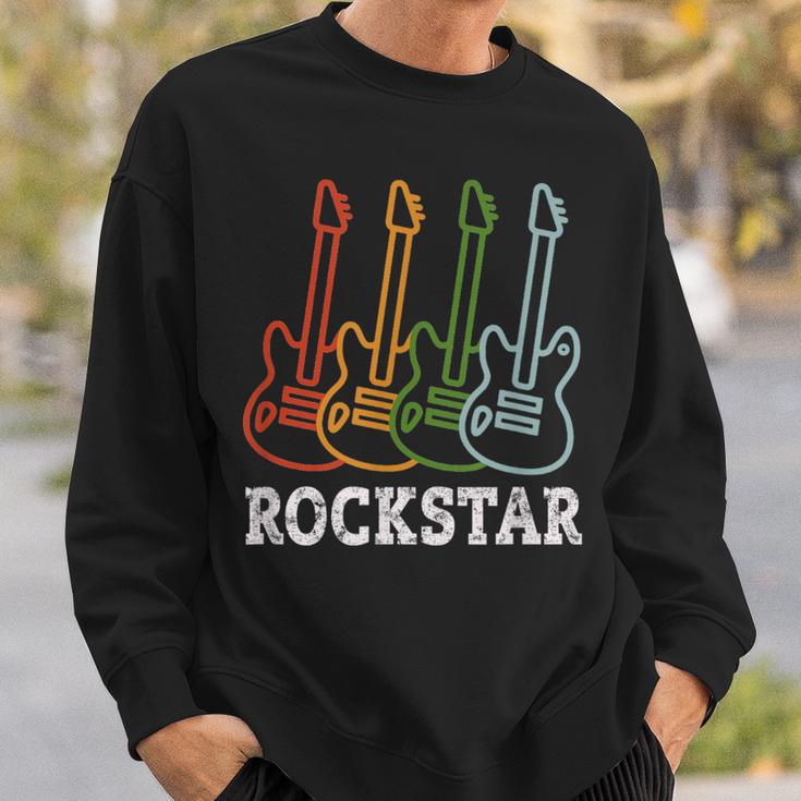 Rockstar Children'sintage Guitar Rockstar Sweatshirt Geschenke für Ihn