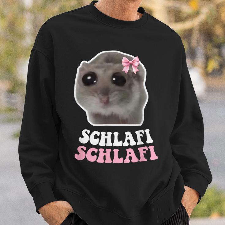 Sad Hamster Hampter Schlafi Schlafi Sad Hamster Meme Sweatshirt Geschenke für Ihn