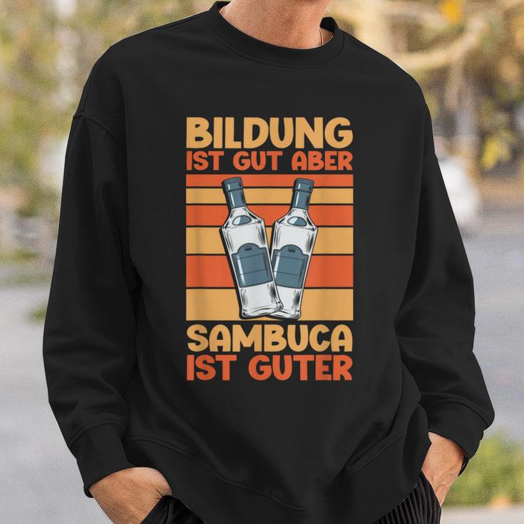 Sambuca Lustiges Alkohol Sambuca Sweatshirt Geschenke für Ihn