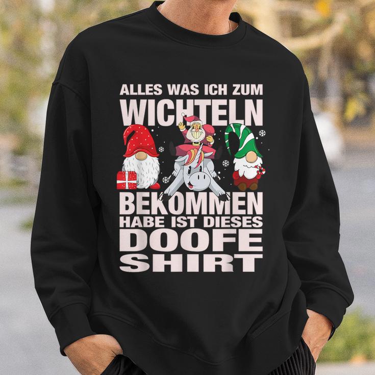 Secret Christmas Gnome Xmas Doofe Gnome Sweatshirt Geschenke für Ihn