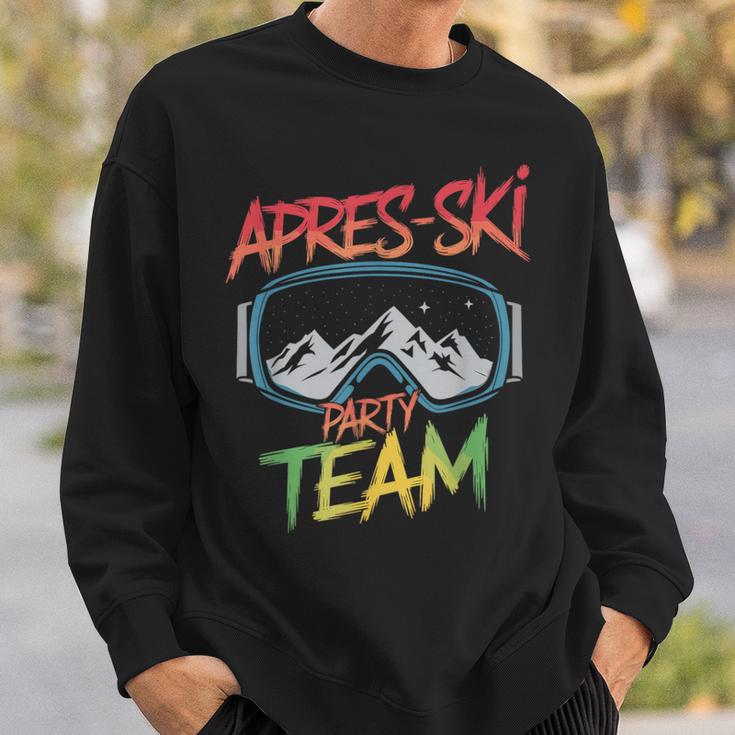 Skifahren Winter Sport Ski Party Lustiges Team Apres Ski Sweatshirt Geschenke für Ihn