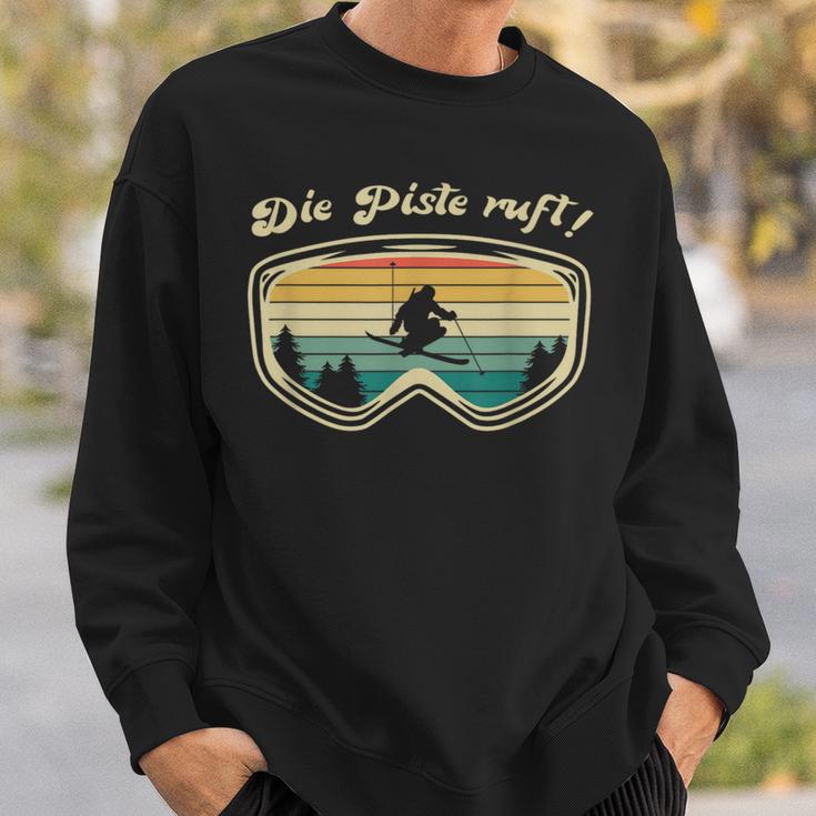 Skifahrer Herrenintage Skifahren Skifahrer Geschenk Sweatshirt Geschenke für Ihn