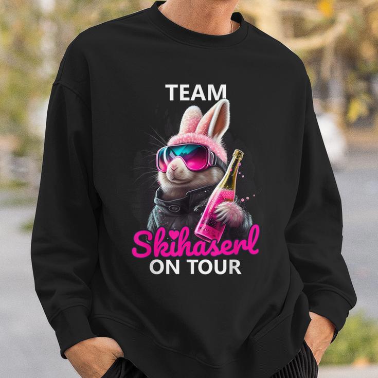 Skiing Team Skihaserl On Tour Apres-Ski Sweatshirt Geschenke für Ihn