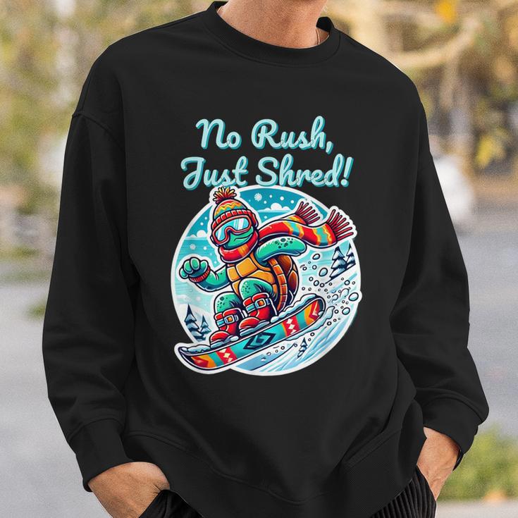 Snowboard Turtle Snowboard Winter Turtle Sweatshirt Geschenke für Ihn