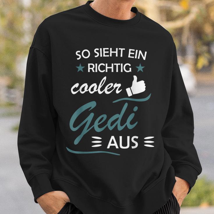 So Sieht Ein Richtig Cooler Gedi Aus Taufdi Sweatshirt Geschenke für Ihn