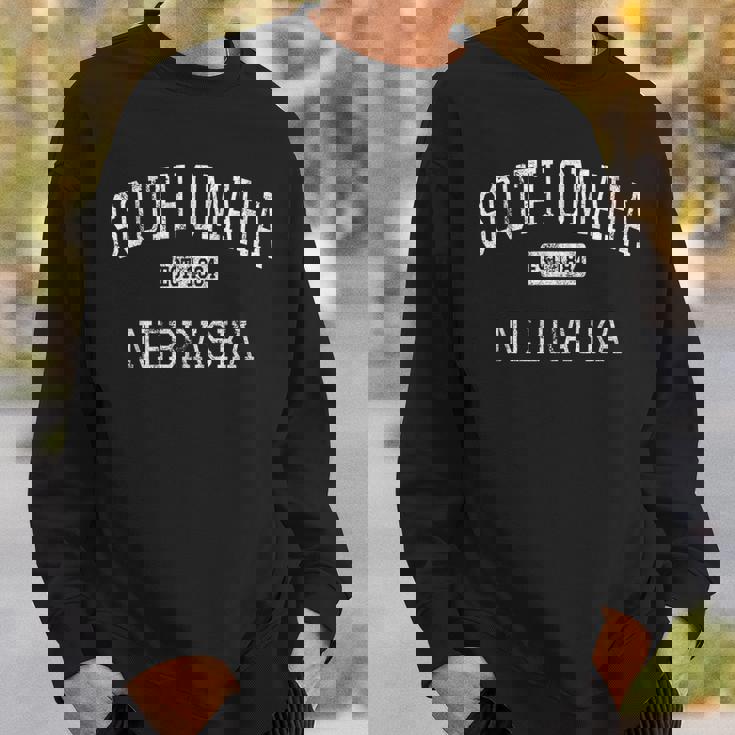 South Omaha Nebraska Ne Vintage Sweatshirt Gifts for Him