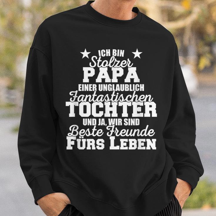 Stolzer Papa Einer Incredibly Fantastic Tochter Father Sweatshirt Geschenke für Ihn