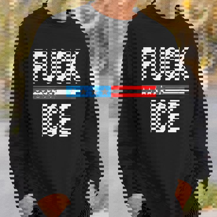 Support Immigrants Fuck Ice Sweatshirt Gifts for Him