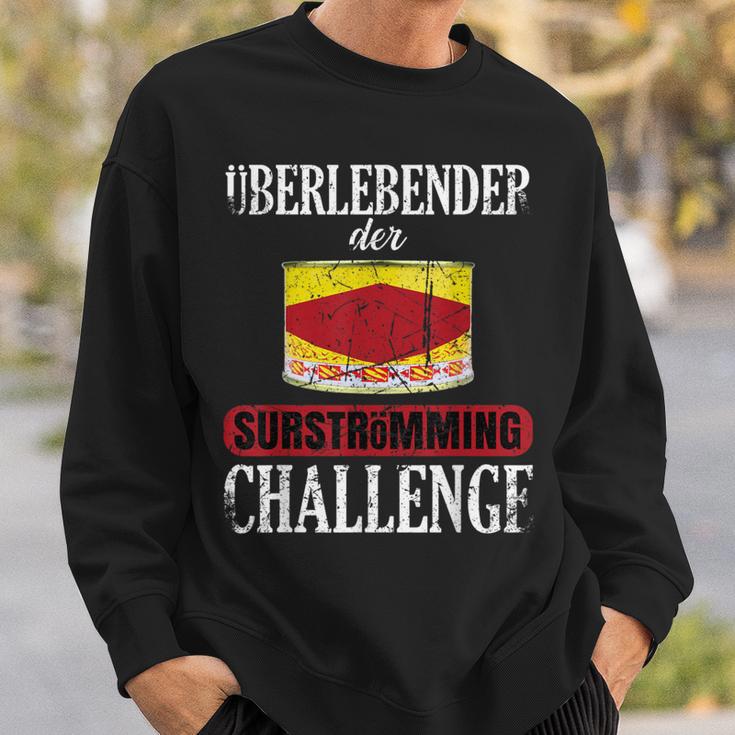 Surströmming Stinkfish From Sweden Survivor Challenge Sweatshirt Geschenke für Ihn