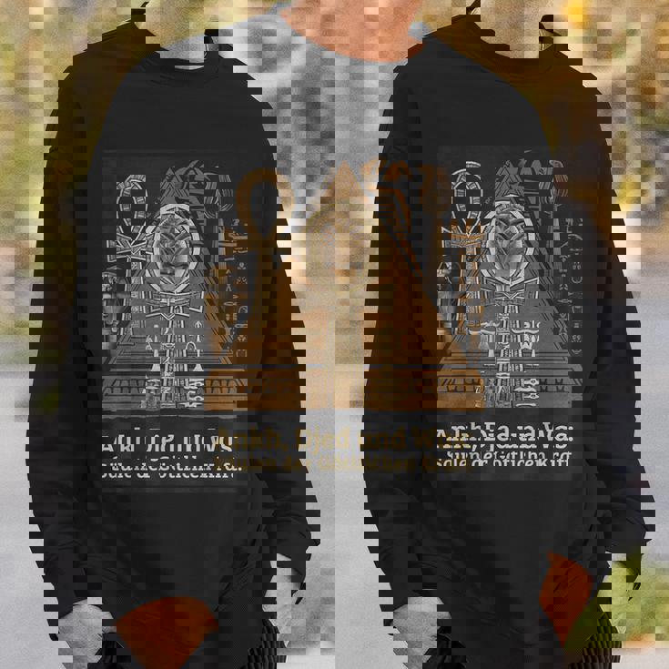 Symboles Égyptiens Antiques Ankh Djed Was Sweater e Cadeaux pour lui
