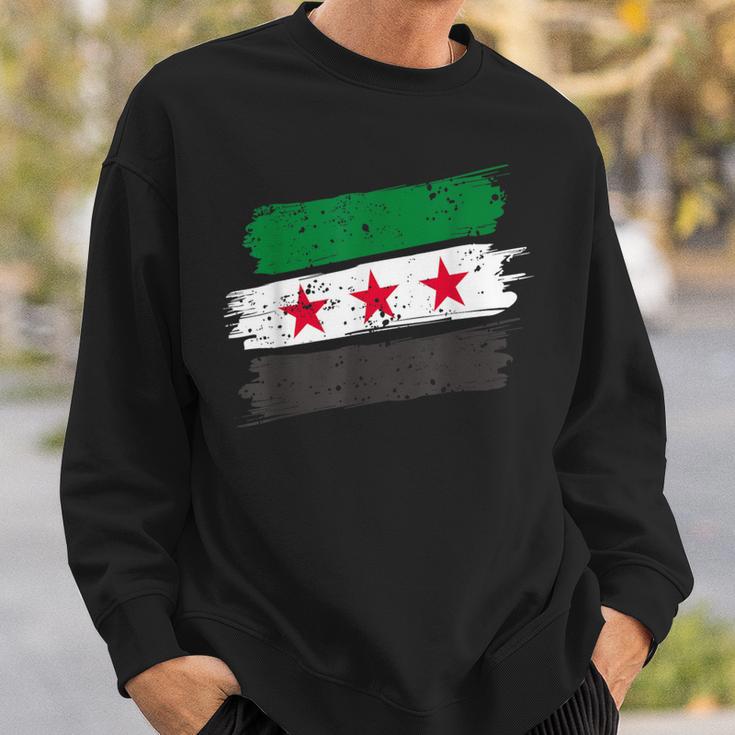 Syria Flag Syria Flag Sweatshirt Geschenke für Ihn