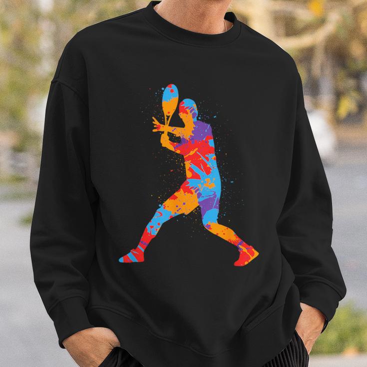 Tennis Player Colourful Children's Tennis Player Boys' Sweatshirt Geschenke für Ihn