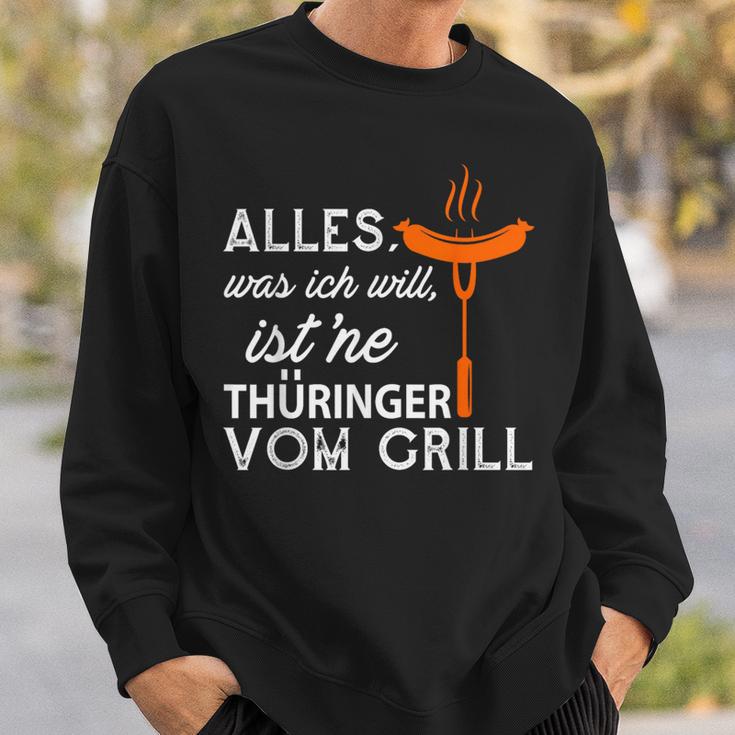 With Thuringerom Grill Grillfest Sweatshirt Geschenke für Ihn