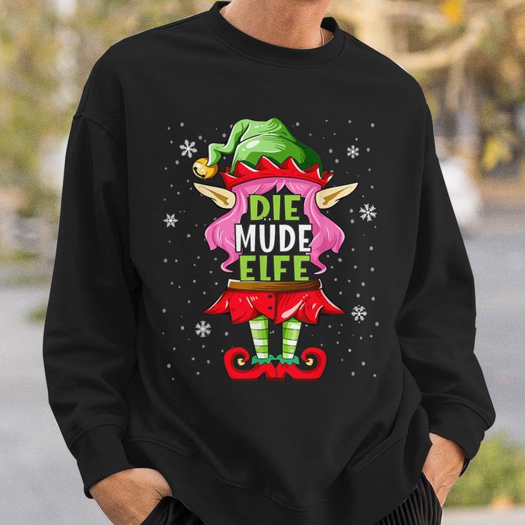 Tired Elf Outfit Christmas Family Christmas Sweatshirt Geschenke für Ihn