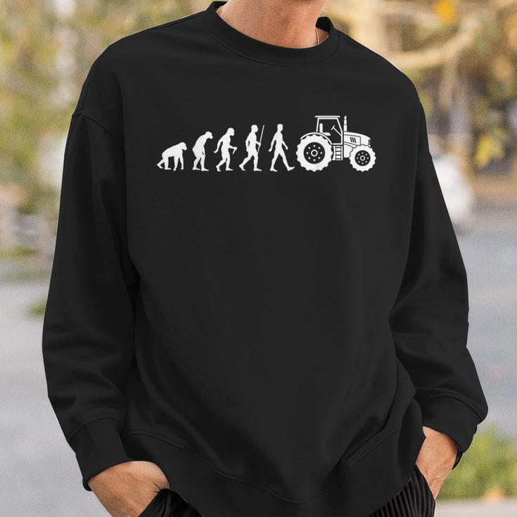 Tractor Evolution Tractor Farmer Tractor Farmer Sweatshirt Geschenke für Ihn