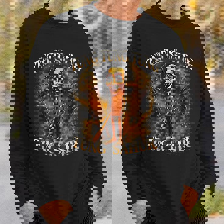 Tung Tung Tung Sahur Meme Brainrot Humor Gen Z Sweatshirt Gifts for Him