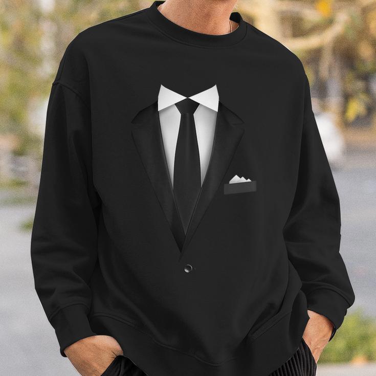 Tuxedo Mit Krawatte Für Lustige Hochzeiten Sweatshirt Geschenke für Ihn