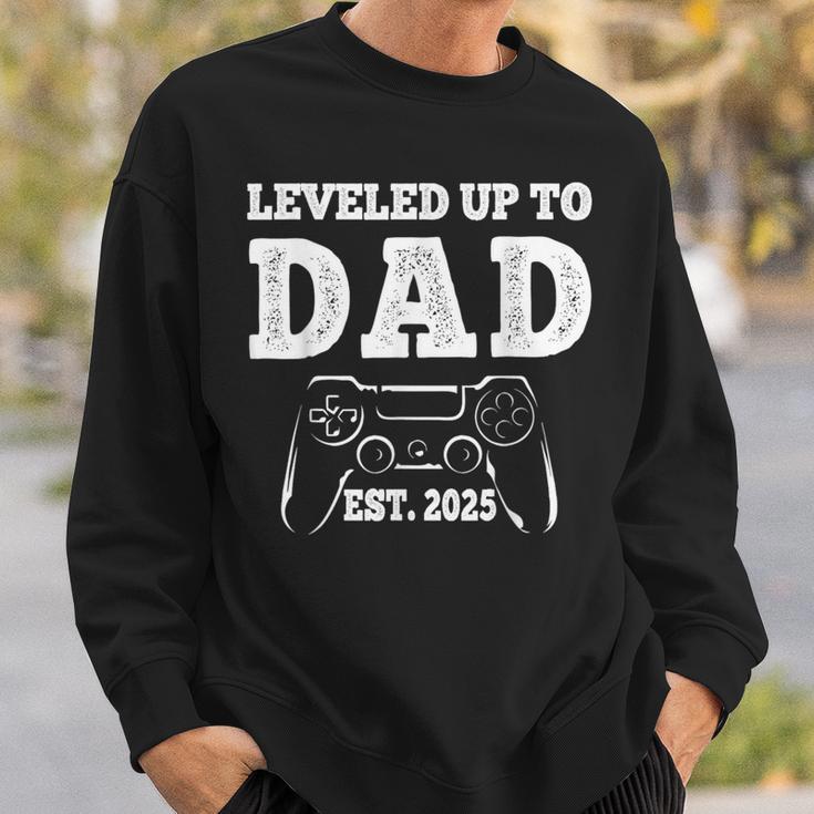 Updated To Papa-Level Unlocked Approx 2025 New Daddy Gamer Sweatshirt Geschenke für Ihn